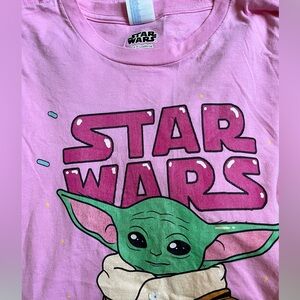 Pink Official Star Wars Mandolorian T-Shirt with  - 2XL